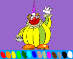 5 - clown free online coloring for kids