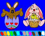 online coloring easter : good easter.