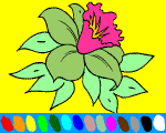 flowers online coloring