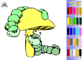 4 - mushroom online coloring