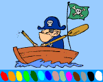 pirate online coloring