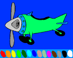 3 - plane online coloring