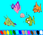 6 - fish online coloring
