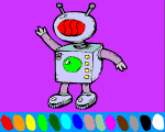 3 - robot online coloring
