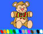 2 - teddybear online coloring