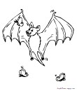 free bat coloring