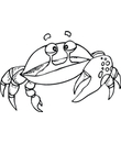 crab coloring printable for children