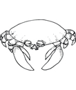 free crab colouring to print 4 children