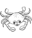 free printable crab coloring 4 kids