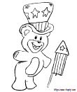12 - teddybear printable coloring