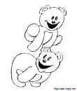 2 - teddybear printable coloring
