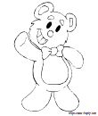 8 - teddybear printable coloring