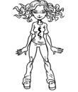 teenager-2 coloring printable for children