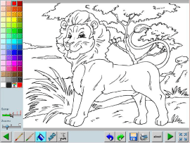 coloring book Animals of Africa
