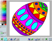 coloring book Easter Egg