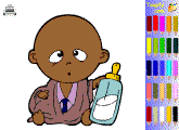 4 - baby online coloring