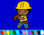 2 - boy online coloring game