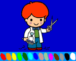 6 - boy online coloring game