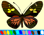 5 - butterfly online coloring 4 kids