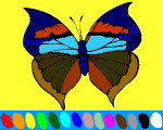 6 - butterfly online coloring 4 kids