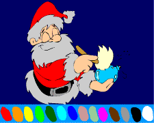 Santa Claus Colouring