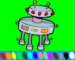 4 - robot online coloring
