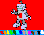 6 - robot online coloring