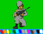 2 - soldier online coloring