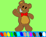 teddy bear online coloring