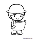 2 - boy printable coloring for children
