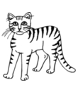 1 - cat printable coloring