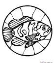 11 - fish printable coloring
