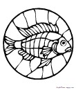 6 - fish printable coloring