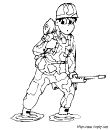 10 - soldier printable coloring