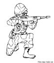2 - soldier printable coloring