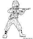 3 - soldier printable coloring