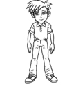 free teenager colouring to print for kid