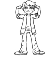 free teenager coloring to print